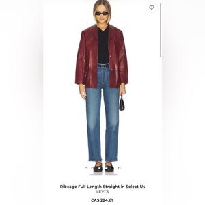 Levi’s Ribcage Full Length Straight in Select Us